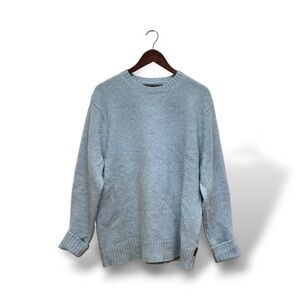 Abercrombie & Fitch Light Blue Crewneck Sweater XL | Soft Knit Pullover